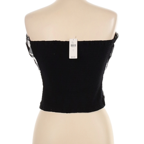 NWT Anthropologie Porridge Faye Gingham Twist -Tube Top - Picture 8 of 9